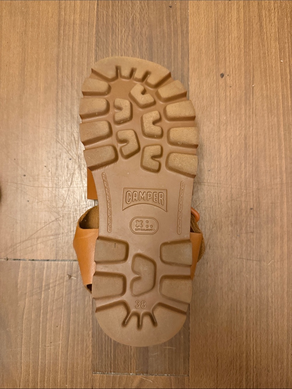 BARELY WORN: Camper Women's Leather Brutus Fisherman Sandals - Picture 7 of 7